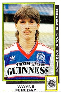 Sticker Wayne Fereday - UK Football 1985-1986 - Panini