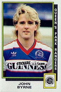 Sticker John Byrne - UK Football 1985-1986 - Panini