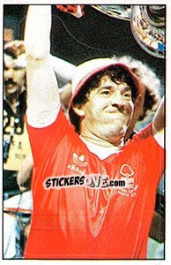 Cromo Tony Woodcock (Nottingham Forest v Malmo) - UK Football 1985-1986 - Panini