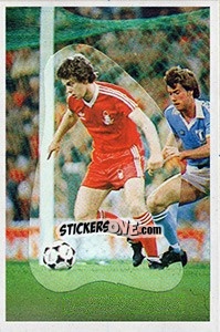 Sticker John Robertson (Nottingham Forest v Malmo) - UK Football 1985-1986 - Panini