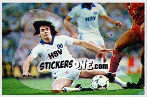 Cromo Kevin Keegan (Hamburger SV) v Larry Lloyd (Nottingham Forest) - UK Football 1985-1986 - Panini