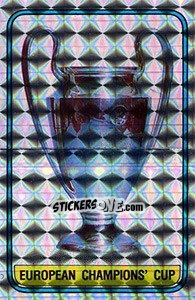 Sticker European Champions Cup - UK Football 1985-1986 - Panini