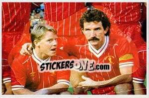 Cromo Sammy Lee / Graeme Souness (Liverpool) - UK Football 1985-1986 - Panini