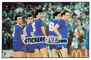 Sticker Everton v Rapid Vienna - UK Football 1985-1986 - Panini