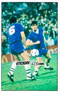 Sticker Paul Bracewell (Everton v Rapid Vienna) - UK Football 1985-1986 n. 278 - Panini