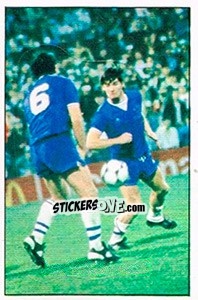 Cromo Paul Bracewell (Everton v Rapid Vienna)