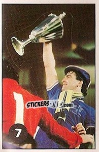 Sticker Kevin Ratcliffe (Everton v Rapid Vienna) - UK Football 1985-1986 - Panini