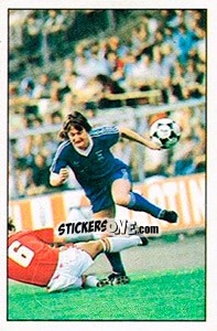 Sticker Eric Gates (Ipswich Town v AZ Alkmaar) - UK Football 1985-1986 n. 289 - Panini