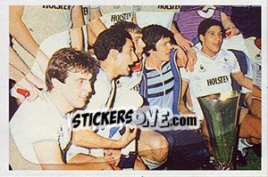 Cromo Tottenham Hotspur v Anderlecht - UK Football 1985-1986 - Panini