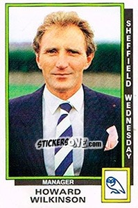 Sticker Howard Wilkinson - UK Football 1985-1986 - Panini