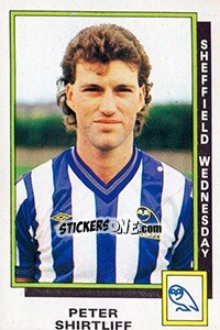 Sticker Peter Shirtliff - UK Football 1985-1986 n. 299 - Panini