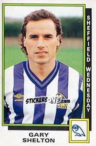 Sticker Gary Shelton - UK Football 1985-1986 n. 302 - Panini