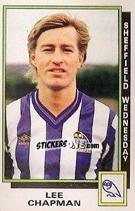 Sticker Lee Chapman - UK Football 1985-1986 - Panini