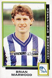 Sticker Brian Marwood - UK Football 1985-1986 n. 304 - Panini