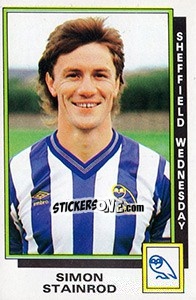 Sticker Simon Stainrod - UK Football 1985-1986 n. 305 - Panini