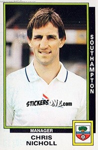 Cromo Chris Nicholl - UK Football 1985-1986 n. 310 - Panini