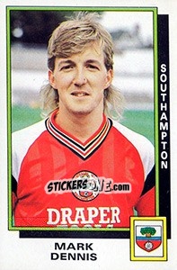 Sticker Mark Dennis - UK Football 1985-1986 n. 312 - Panini