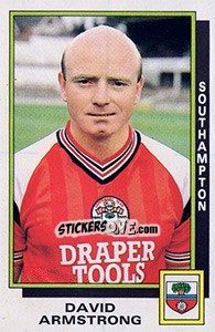 Sticker David Armstrong - UK Football 1985-1986 n. 317 - Panini