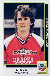 Cromo Steve Moran - UK Football 1985-1986 n. 320 - Panini