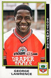 Sticker George Lawrence - UK Football 1985-1986 n. 321 - Panini