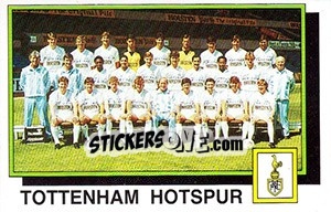 Sticker Team - UK Football 1985-1986 - Panini