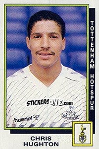 Sticker Chris Hughton - UK Football 1985-1986 n. 328 - Panini