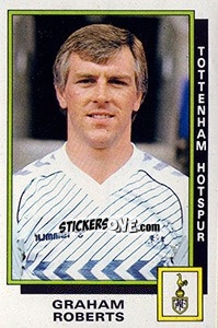 Cromo Graham Roberts - UK Football 1985-1986 - Panini