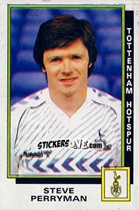 Cromo Steve Perryman - UK Football 1985-1986 - Panini
