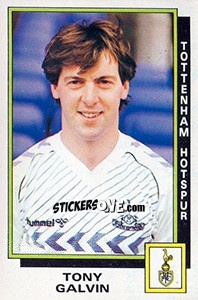 Sticker Tony Galvin - UK Football 1985-1986 n. 335 - Panini
