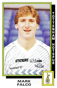 Cromo Mark Falco - UK Football 1985-1986 n. 336 - Panini