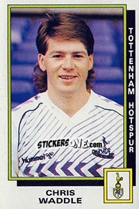 Sticker Chris Waddle - UK Football 1985-1986 - Panini