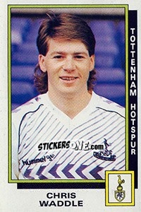 Sticker Chris Waddle - UK Football 1985-1986 n. 337 - Panini