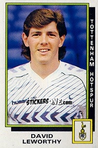 Cromo David Leworthy - UK Football 1985-1986 n. 339 - Panini