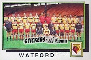 Sticker Team - UK Football 1985-1986 - Panini