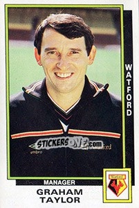 Sticker Graham Taylor - UK Football 1985-1986 n. 342 - Panini