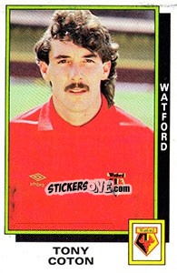 Sticker Tony Coton - UK Football 1985-1986 - Panini