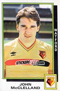 Cromo John McClelland - UK Football 1985-1986 - Panini