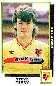 Sticker Steve Terry - UK Football 1985-1986 - Panini
