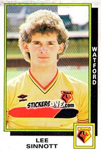 Sticker Lee Sinnott - UK Football 1985-1986 n. 348 - Panini