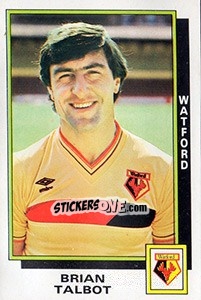 Sticker Brian Talbot - UK Football 1985-1986 n. 349 - Panini