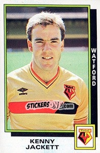 Figurina Kenny Jackett - UK Football 1985-1986 n. 350 - Panini