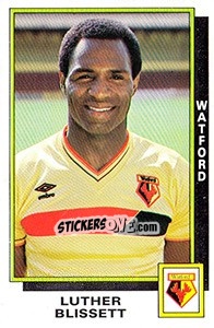 Sticker Luther Blissett - UK Football 1985-1986 - Panini