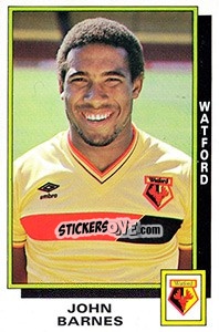 Sticker John Barnes - UK Football 1985-1986 n. 354 - Panini
