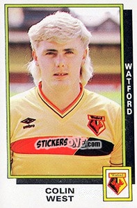 Sticker Colin West - UK Football 1985-1986 n. 355 - Panini