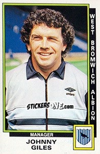 Sticker Johnny Giles - UK Football 1985-1986 n. 358 - Panini