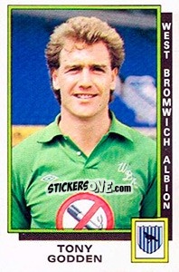 Cromo Tony Godden - UK Football 1985-1986 - Panini