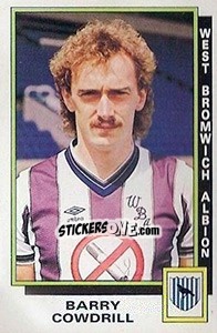 Cromo Barry Cowdrill - UK Football 1985-1986 - Panini