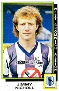 Sticker Jimmy Nicholl - UK Football 1985-1986 - Panini