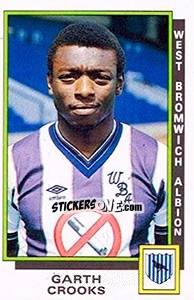 Sticker Garth Crooks - UK Football 1985-1986 n. 369 - Panini