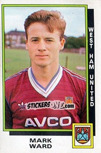 Sticker Mark Ward - UK Football 1985-1986 n. 381 - Panini